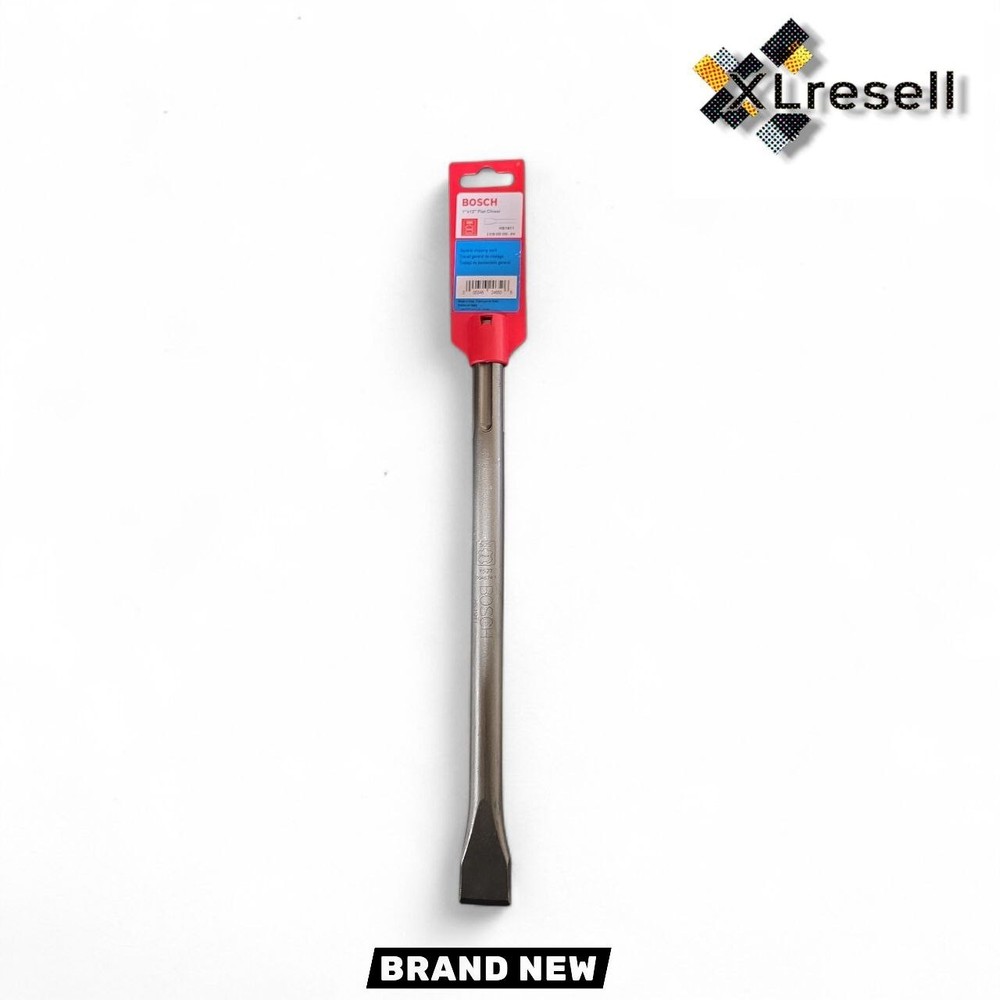 Bosch Hs1911 Hammer Drill Bit 1″ X 12″L, Sds Max Flat Chisel Concrete