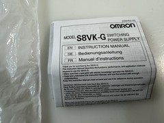 Omron S8VK-G01524 Switch Mode Power Supply 100-240VAC In, 24VDC 0.65A NEW