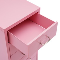 Metal File Storage Cabinet, 5 Drawer Under Desk Filing Cabinets with Wheels