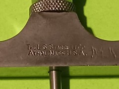 Vintage The R.S. Starrett Co No 440A Depth Gauge works great
