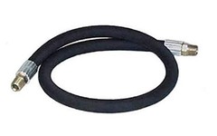 1/2″ x 108″ 2-Wire Hydraulic Hose Assembly Solid & Swivel Fittings 3,000 Max PSI