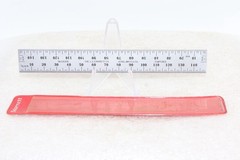 The L.S Starrett Co. No. C635E 150MM Metric, Steel Rule, with Pocket Sleeve