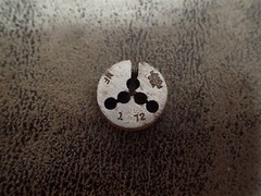 NEW Greenfield 23022 1-72 Carbon Steel Round Adjustable Die 13/16″ OD (BN264)