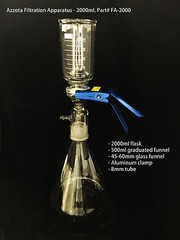 Azzota® Filtration Apparatus, 2000ml, 2L