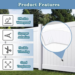 Vinyl Siding Repair Patch Kit, Vinyl Siding Repair Kit Self-Adhesive Vinyl Sidin