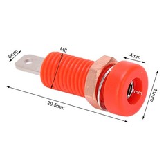 10pcs Banana Jack Socket Durable Connectors For Electronic Instruments