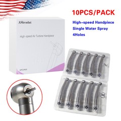10pc ASKEADNT NSK Pana Max Style Dental High Speed Turbine Handpiece Push 4 Hole