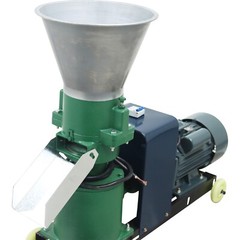 2Roller Feed Pellet Mill Machine Granulator w/6mm Pellet Output 80-120KG/h 220V
