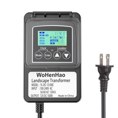 Wohenhao 100W Low Voltage Lighting Transformer for 12V DC Output Low Voltage …