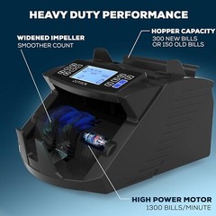 DETECK DT200 Money Counter Machine Bill Counter UV MG IR Detection (refurbished)