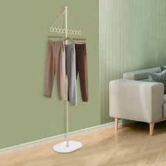 ‎Coat Shelf Metal Clothing Display Rack Entrance Clothing Rack with 10 Hooks