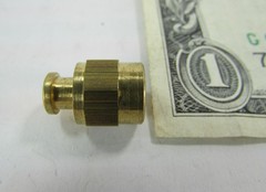 Lot 10 Solid Brass #10-32 Female Test Point Turret Post Alligator Clip Connector