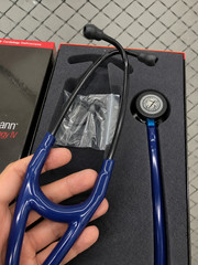 3M Littmann Cardiology IV Stethoscope, 6165, Blue-Black Chestpiece Black 27″