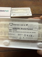 Ortho Arch LN2-902 Horizon Mini Roth .022 Brackets Partial Lot 3 Trays