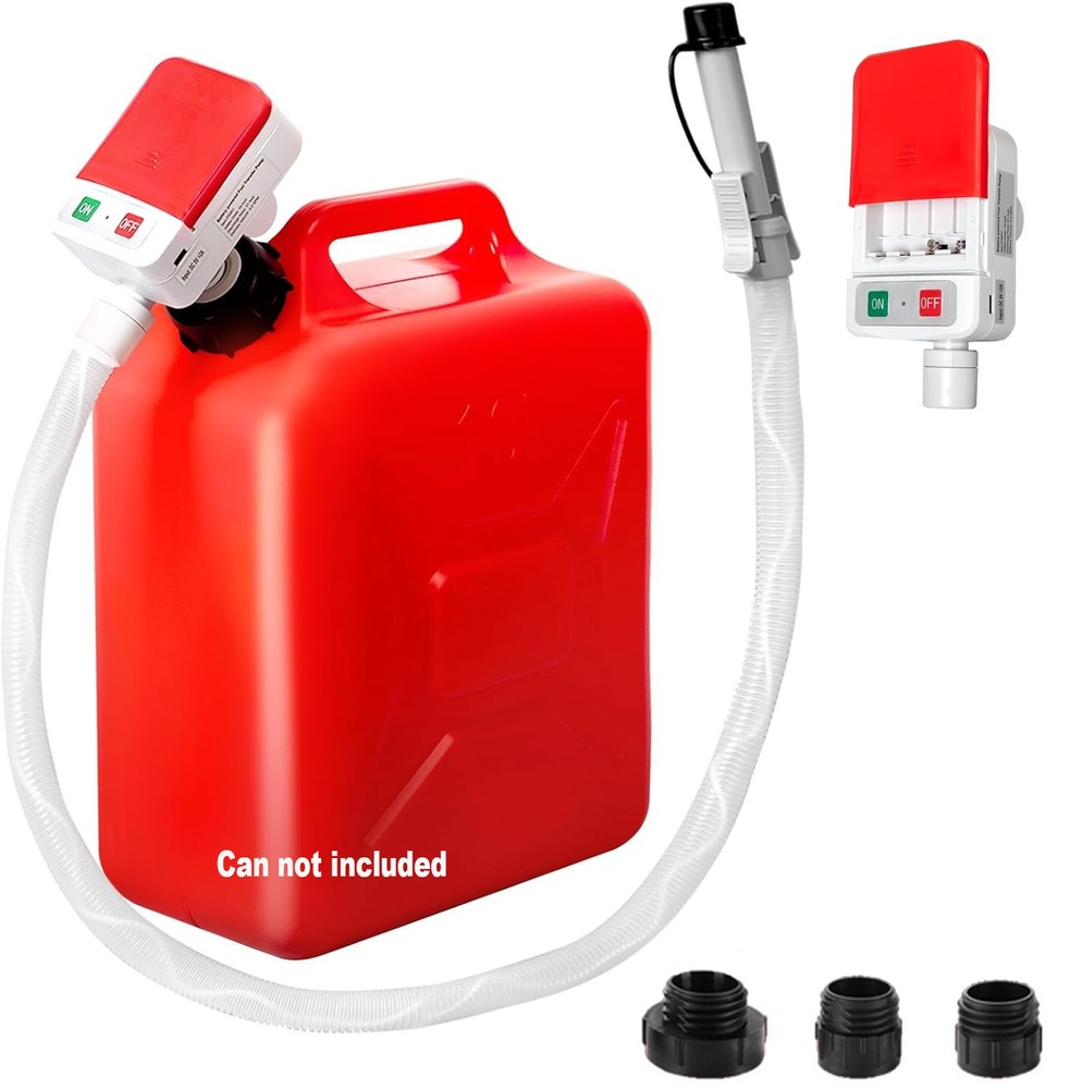 Automatic Fuel Transfer Pump with Auto-Stop,53” Extra Long Hose Battery Powered