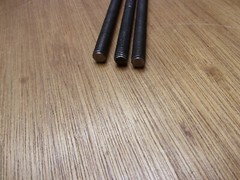 (Qty.3) 3/8-16 X 12″ All Thread Fully Threaded Rod Plain Carbon Steel 1′ USA