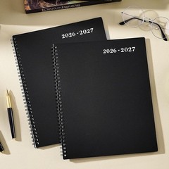 2026-2027 Monthly Calendar Planner: Unruled Pages with Colorful Tabs, 8.5″ x 11″