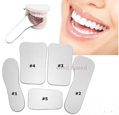 1* Dental Orthodontic Mouth Mirror IntraOral Photo Contrast Background Reflector
