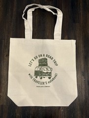 Traveler’s Company • Let’s Go on a Road Trip Canvas Tote Bag • New