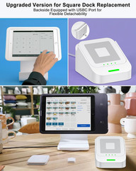 2Nd-Gen Square Card Reader Stand for Square Reader Dock 2Nd Generation & POS Sys