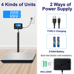 Digital Shipping Postal Scale 0.5 Oz High Accuracy！440Lb Commercial Weight Sc…