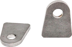 1/4 Inch Universal Shock Mount Tabs Weld On Pair with 1/2 Inch Bolt Hole