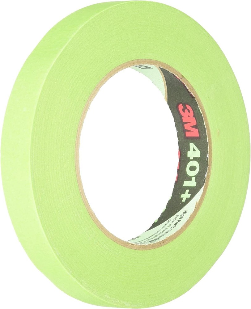 3M Scotch 401+ High Performance Green Masking Tape: 3/4 in. x 60 yds. (Green)