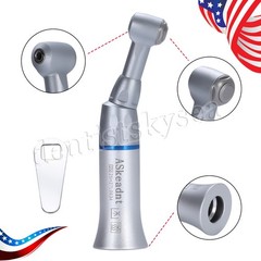 Contra Angle Slow Low Speed Handpiece Push Botton 1:1 Gear USA YAD Dental