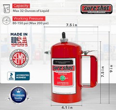 Heavy-Duty Sure Shot A1000R 2-Pack – Premium Steel Sprayer Set