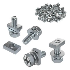 Motorcycle Battery Terminal Bolts and Nuts,12 Pack M6 X 12 Mm Bolt Square Nut…