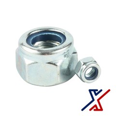 1/4″-20 Grade 5 Titanium Nylon-Insert Locknuts by X1Tools