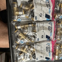 24 Sharkbite Max Push T Connect 1/2” x 1/2” x 1/2” Tee New 5233325 (338)