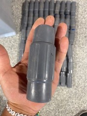 LOT OF 63 Robroy Plasti-Bond PRCPLG-1 1″ PVC Coated Rigid Metal Conduit Coupling