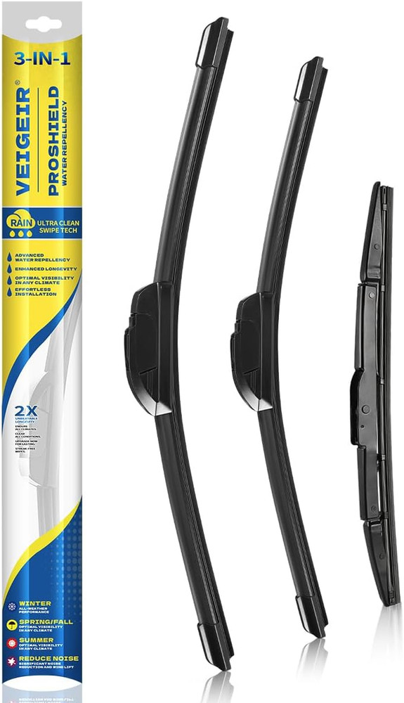 VEIGEIR Wiper Set for Honda CR-V 2012–2016, 26/16/13 (3-Pack)