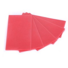 Dental Lab Base Plate Red Utility Wax Sheets For Dental General Use
