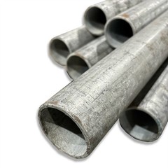 2-1/2″ NPS, Schedule 10, (2.875″ OD), 31 inches, Galvanized Steel Pipe