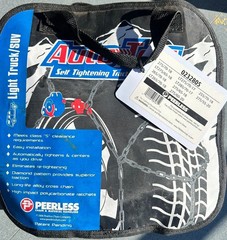 Peerless 0232805 Auto-Trac Light Truck/SUV Tire Traction Chain – Set of 2