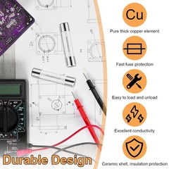 5 Pcs Ceramic Fast Fuses for Multimeters 600V Fuse use in…