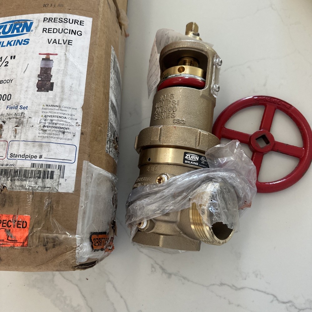 Zurn ZW5000 2-1/2″ Pressure Tru Field Adjustable Pressure Reducing Hose Valve