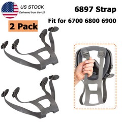 2PCS 6897 Headband Full Mask Replacement Straps For 3M Facepieces 6700/6800/6900