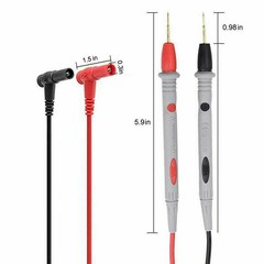 Car Multimeter Test Lead Probe Extension Back Piercing Needle Tip Tester Tools