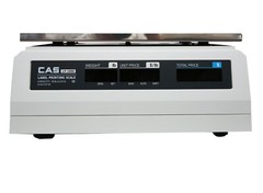 CAS LP1000N Label Printing Scale 30 x 0.01lb NTEP Legal For Trade LP-1000N