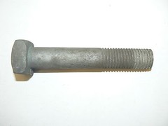 7/8″-9 x 6 1/2″ Galv. Square Head Machine Bolts – Lot of 5 Pcs.