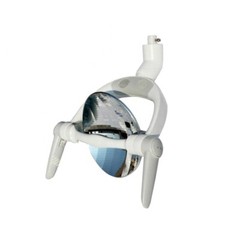 10W Ceiling Mounted Oral Light Dental Operating Lamp 6 LED Lens Light With Arm