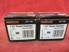 2 BOXES OF REMINGTON 58050 1 1/2″ POWER FASTENERS
