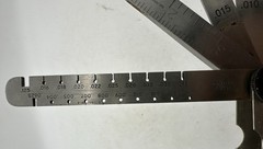 Spievak Feeler Gauge Set Dimension .015 .010 .006 3” Rule Engineer Machinist