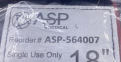 ASP MEDICAL ASP-564007 DISPOSABLE TOURNIQUET CUFF 18″ X 4″ 2-LINE EXP 2032-02-30