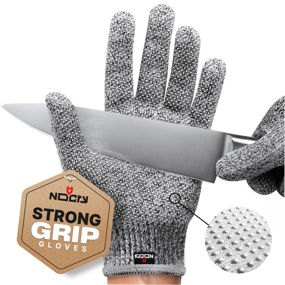Cut Resistant Gloves with Grip Dots – Breathable & Lightweight Cutting Gloves…