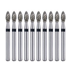 10Pcs AZDENT Dental Diamond Burs Super Coarse FG Burs for High Speed Handpiece