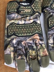 HANDLANDY Full Finger Framer Work Gloves for Large (Pack of 1), Forest Camo